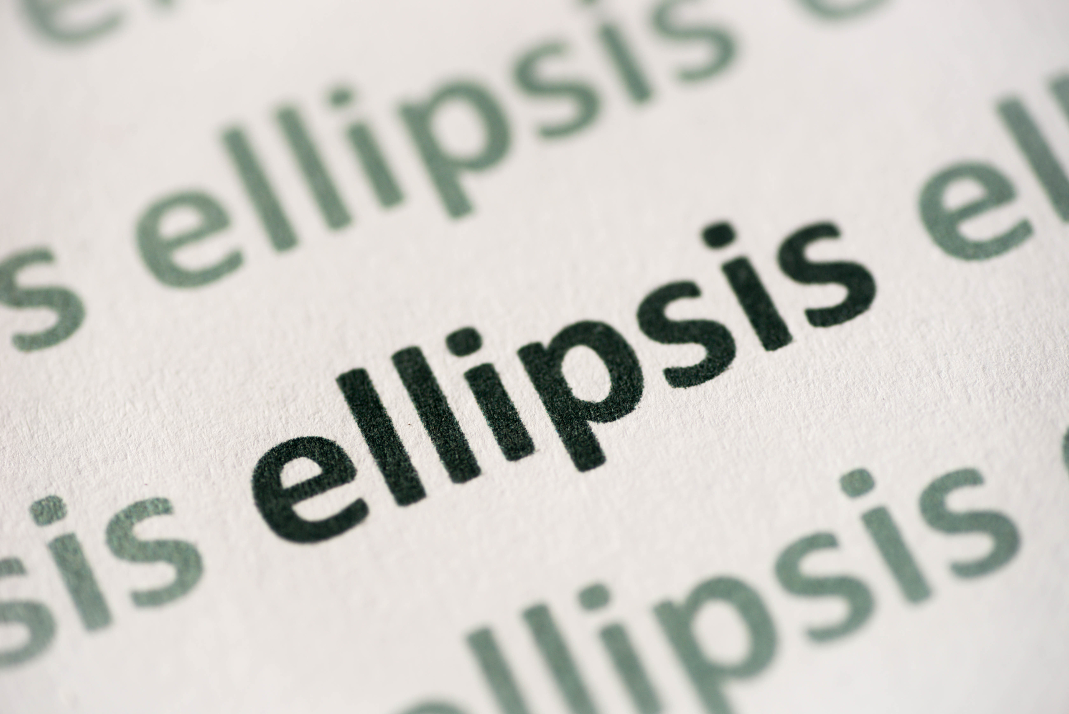 Ellipsis At The End Of A Sentence Examples