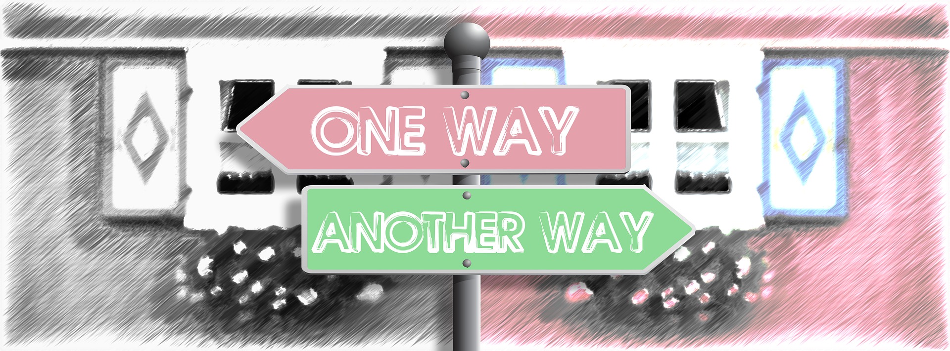 Direction signs